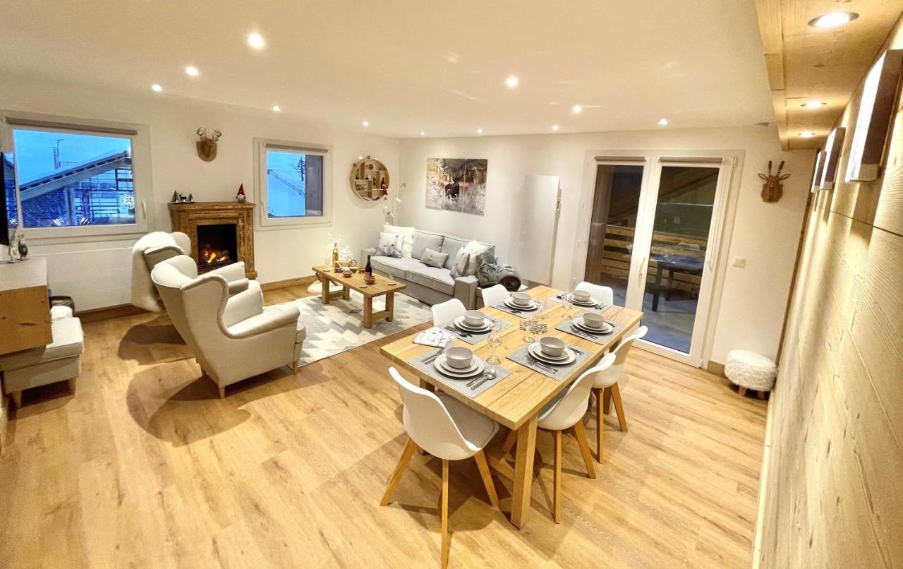 Le Janus, Pied Des Pistes, 2 Garages, Terrasse Avec Sauna Montgenèvre Buitenkant foto