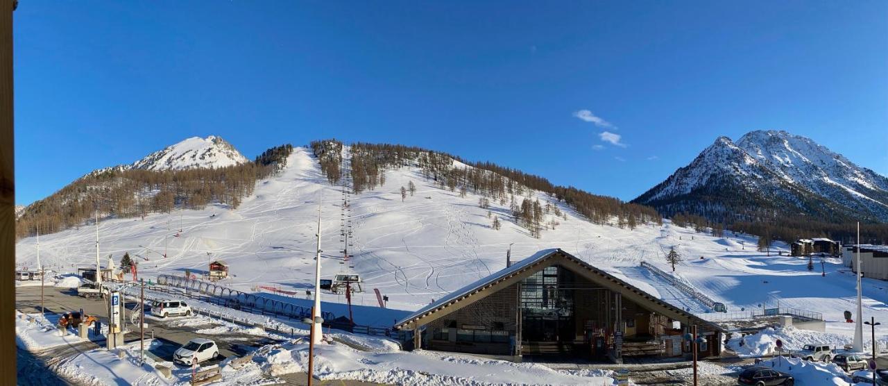 Le Janus, Pied Des Pistes, 2 Garages, Terrasse Avec Sauna Montgenèvre Buitenkant foto