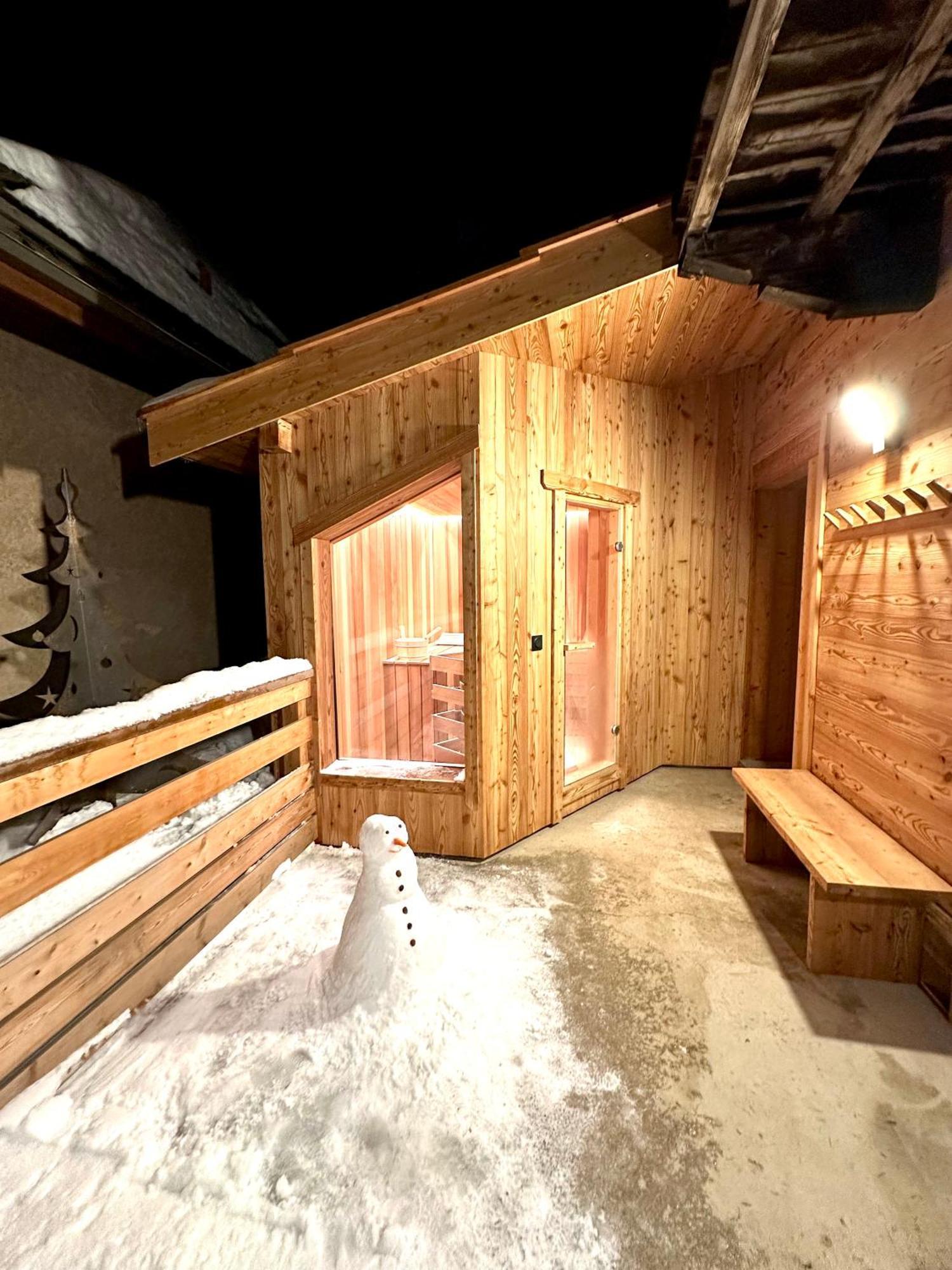 Le Janus, Pied Des Pistes, 2 Garages, Terrasse Avec Sauna Montgenèvre Kamer foto